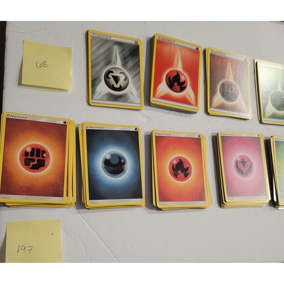 Pokemon Basic Energy Card Lot 2013 2017 Lot of 265 Cards Near Mint Fairy Energy - Picture 2 of 7